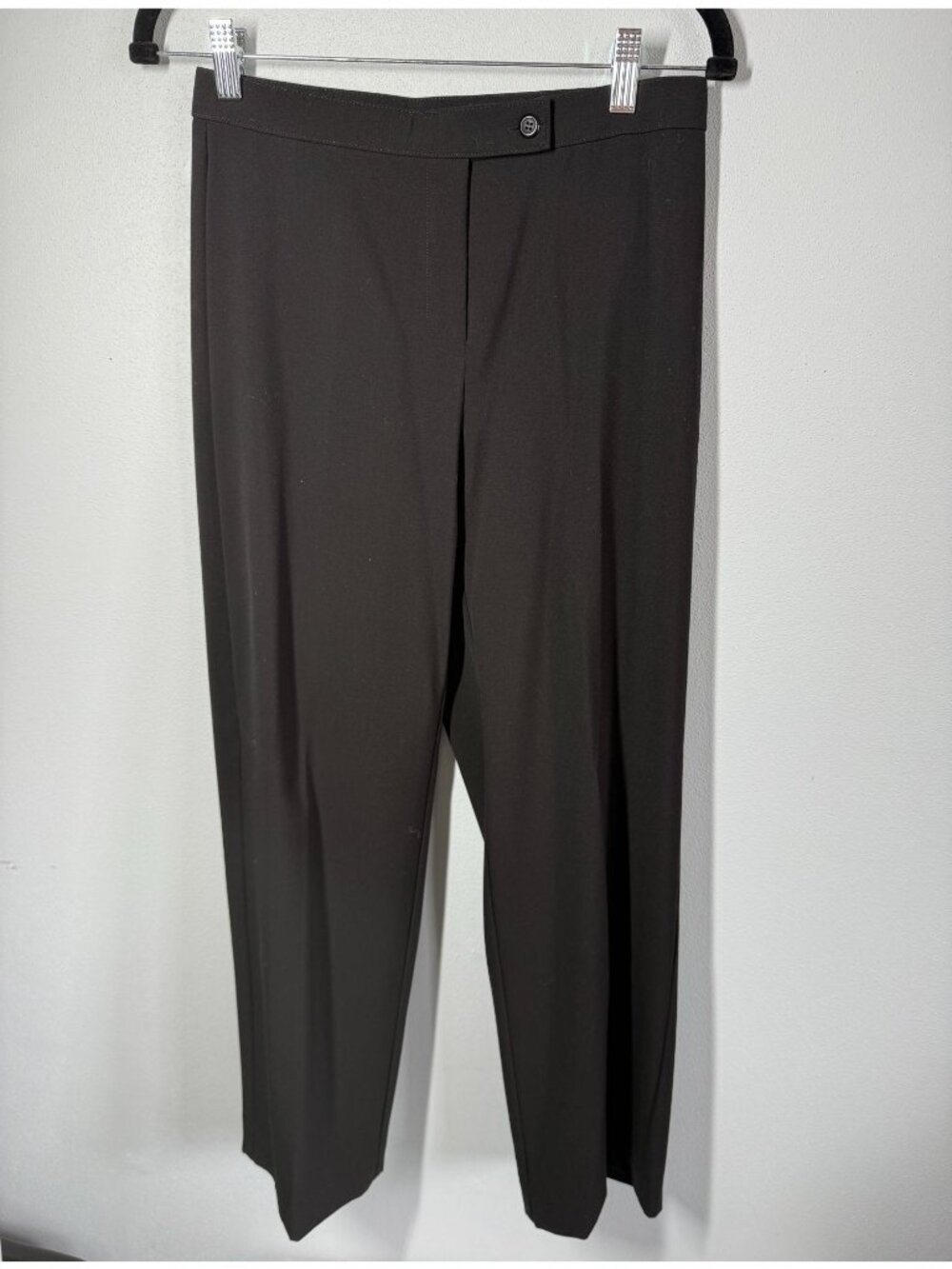 Briggs New York Womens 6 Petite Dress Pant Flat Front Straight Leg Slacks Office
